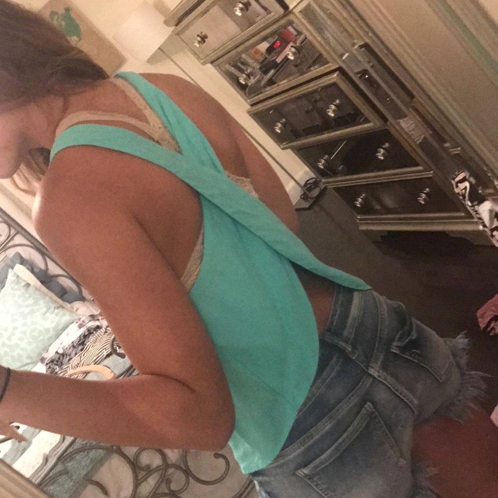 Beautiful teal blouse from lush